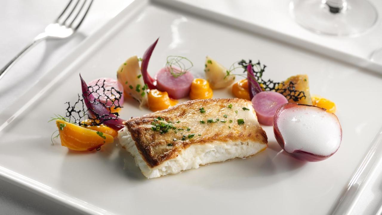 Aghadoe Heights Hotel & Spa Killarney Exteriér fotografie A modern French dish